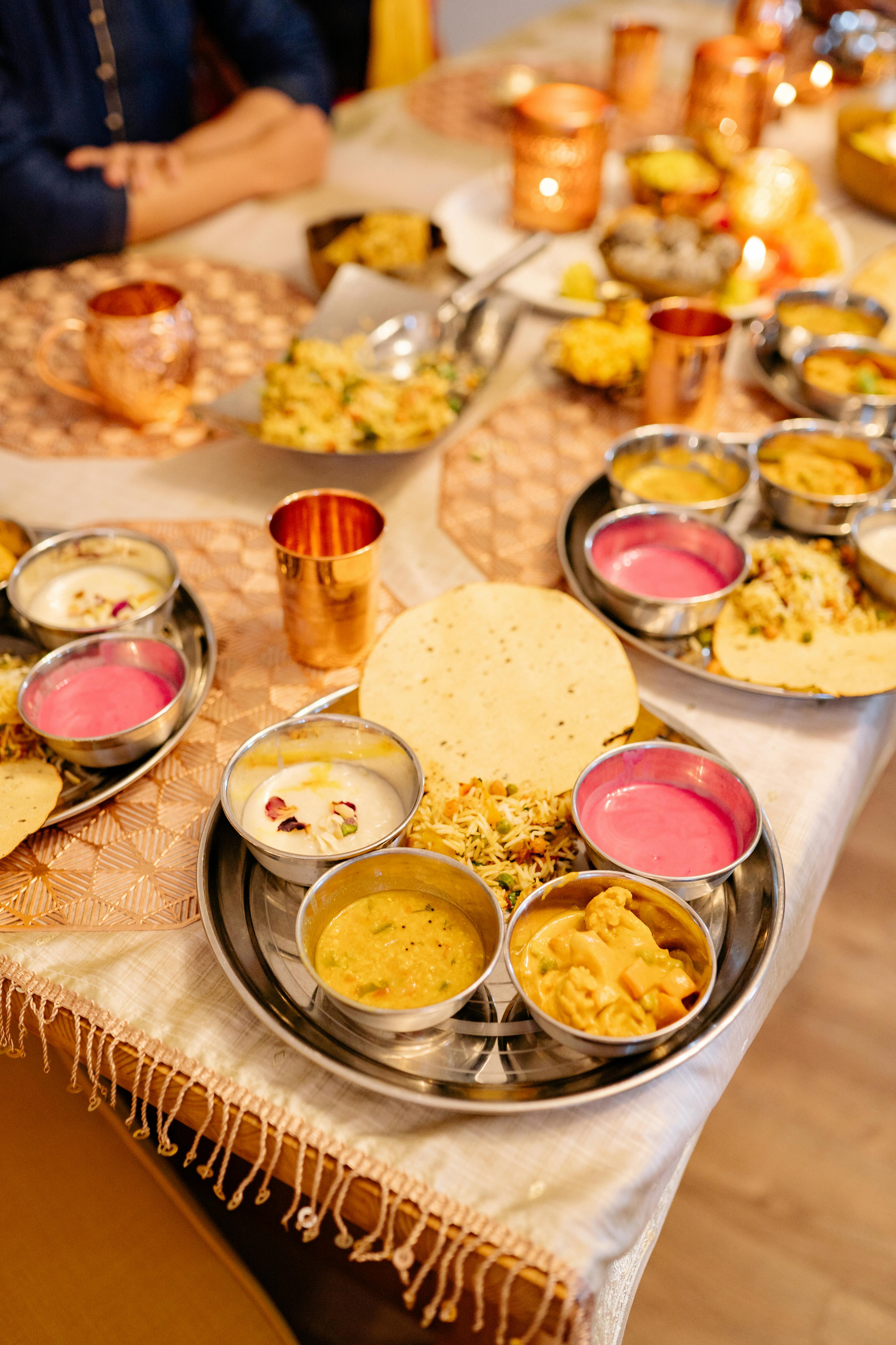 South Indian meal